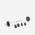 Juego de pesas con mancuernas y barra 93 kg musculación Corength