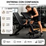 Banco De Musculación Plegable 2 En 1 Scott 250 Kg - Image 2