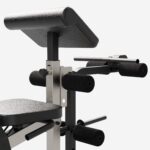 Banco Musculación Soportes Barra + Estación Curl Bíceps/Piernas - Image 2