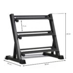 Set Mancuernas Hexagonales 2,5kg a 20kg - 8 Pares Fitness Tech - Imagen 2