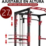 Power Rack Profesional con Poleas para Entrenamiento Completo Fuerza - Image 4